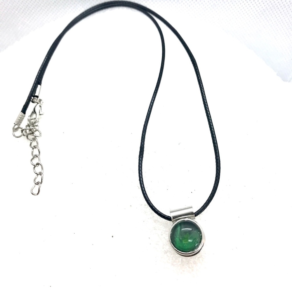 Minimalist Necklace With handmade 12mm snap SN12 on simple cord